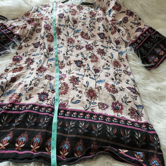 Beach Lunch Lounge Womens Spring Floral Vacay Dress‎ sz Large - Picture 6 of 10